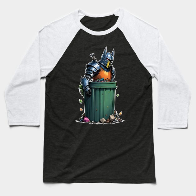 Garbage Knight 4 Baseball T-Shirt by Grave Digs